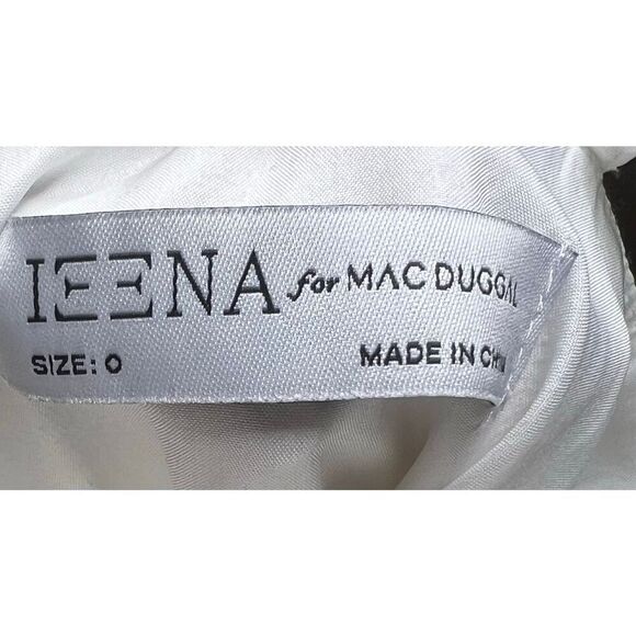 Ienna for Mac Duggal 48855 V-Neck Classic A-Line Ballgown in White NWT Size 0 - Picture 4 of 5